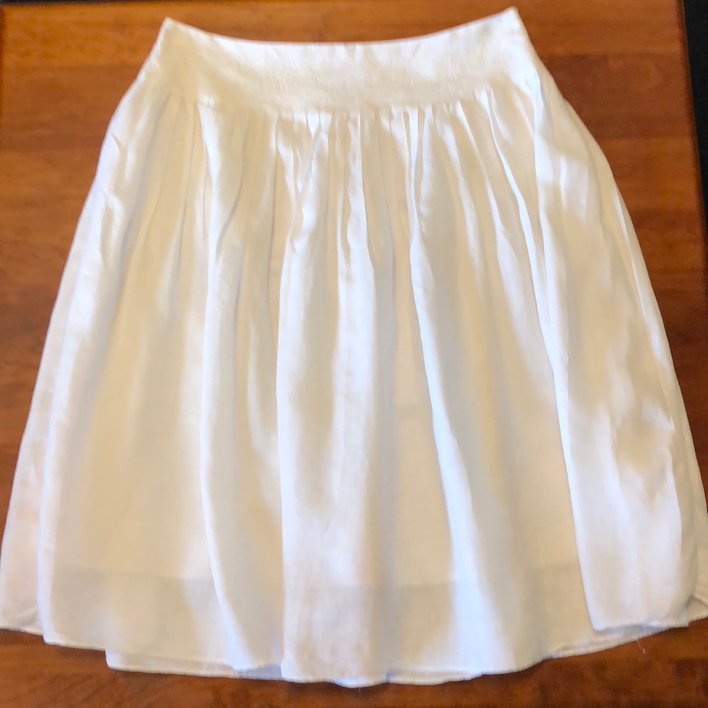 Beautiful Ralph Lauren White Linen Skirt 10